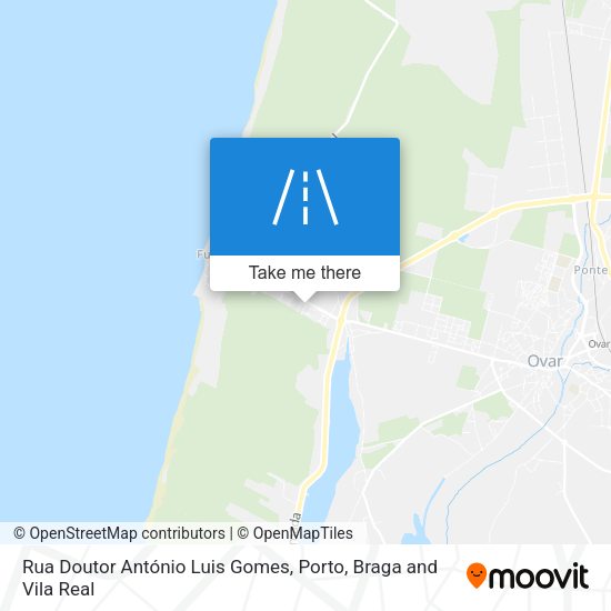 Rua Doutor António Luis Gomes mapa