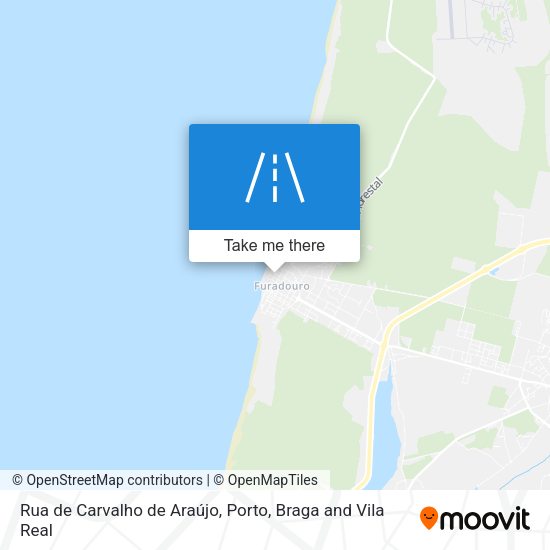 Rua de Carvalho de Araújo map