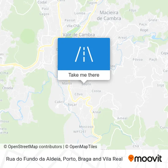 Rua do Fundo da Aldeia map
