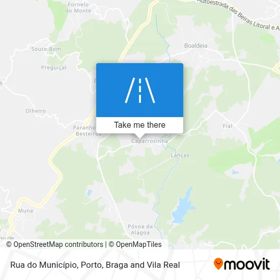 Rua do Município map