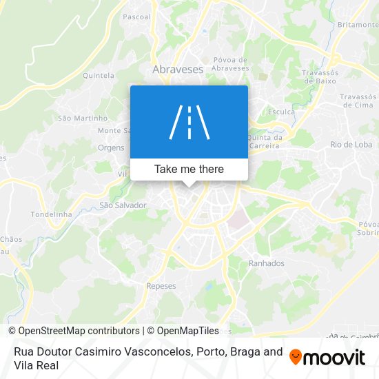 Rua Doutor Casimiro Vasconcelos map