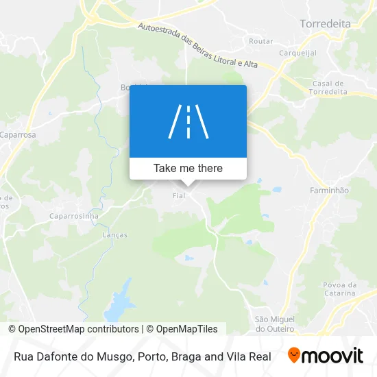 Rua Dafonte do Musgo map