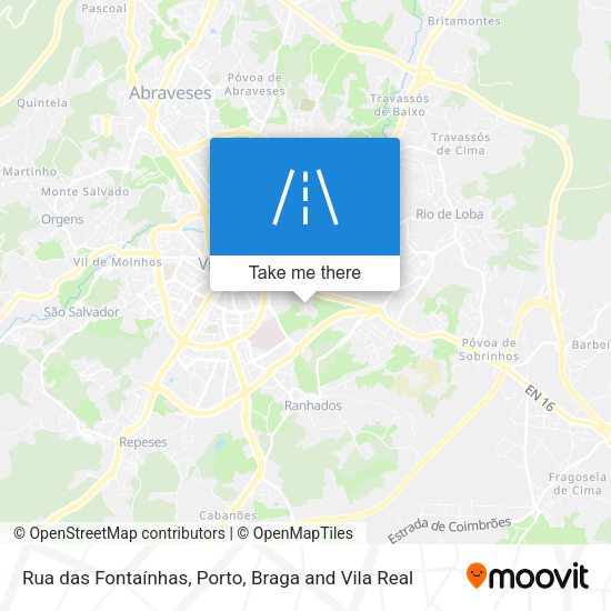 Rua das Fontaínhas map