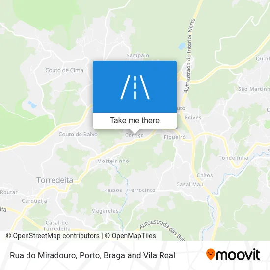 Rua do Miradouro map