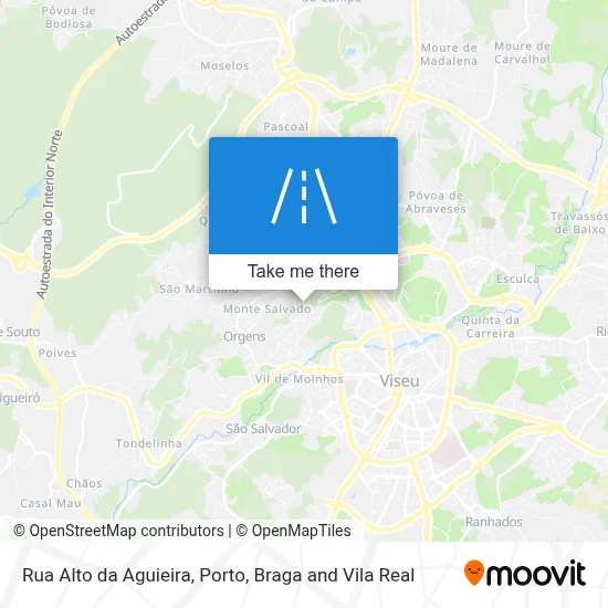 Rua Alto da Aguieira map