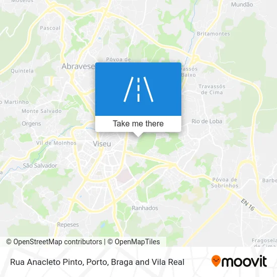 Rua Anacleto Pinto map