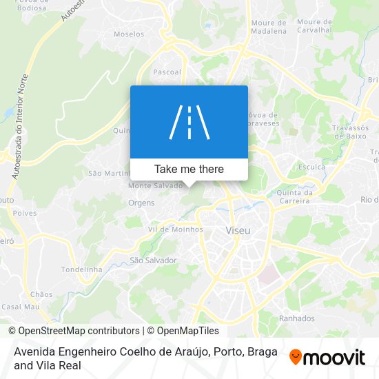 Avenida Engenheiro Coelho de Araújo map