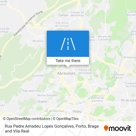 Rua Padre Amadeu Lopes Gonçalves map