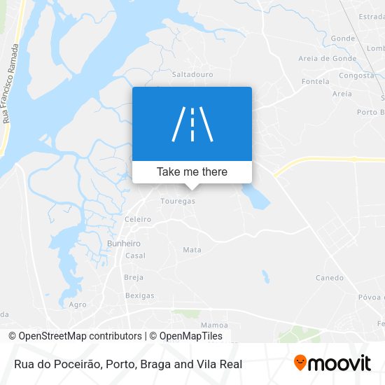 Rua do Poceirão mapa