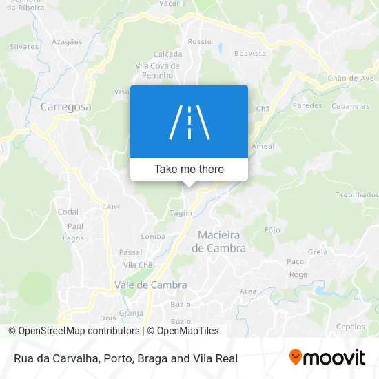 Rua da Carvalha map