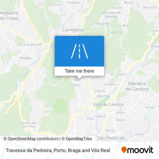 Travessa da Pedreira mapa