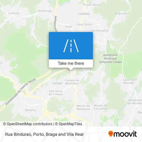 Rua Bindurao map