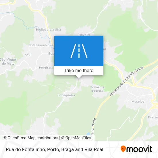 Rua do Fontalinho map