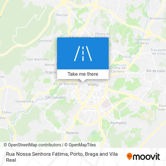 Rua Nossa Senhora Fátima map