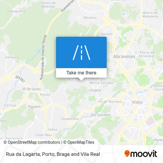 Rua da Lagarta mapa