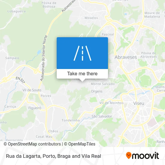 Rua da Lagarta map