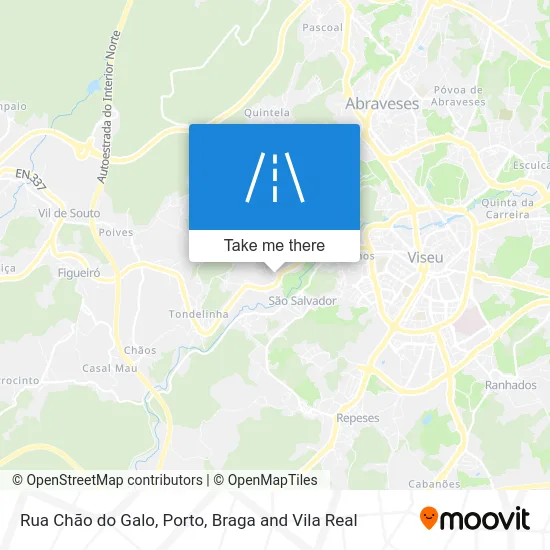 Rua Chão do Galo map