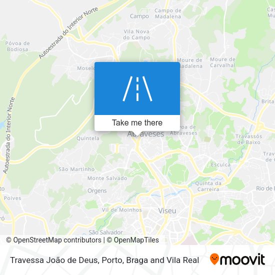 Travessa João de Deus mapa