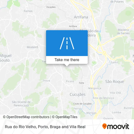 Rua do Rio Velho map