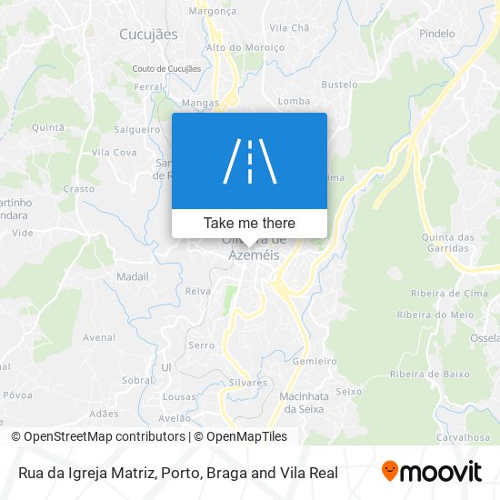 Rua da Igreja Matriz map