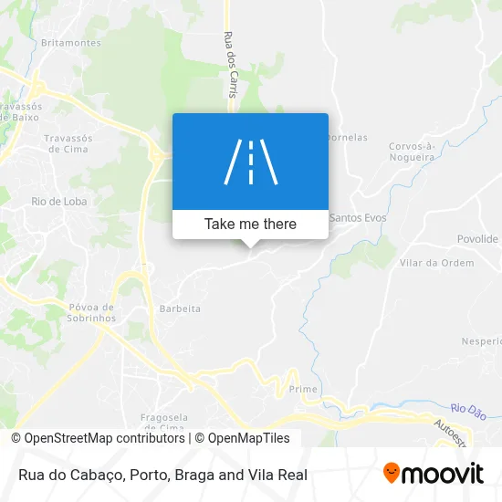 Rua do Cabaço map