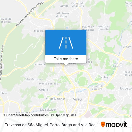 Travessa de São Miguel mapa