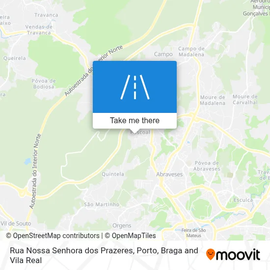 Rua Nossa Senhora dos Prazeres map