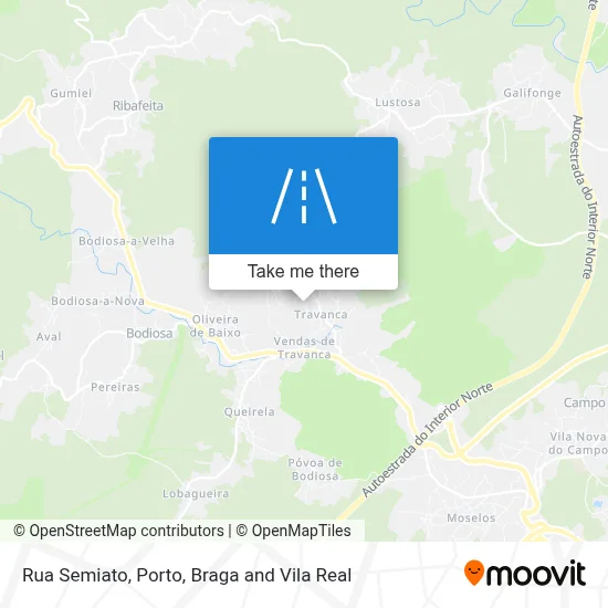 Rua Semiato map