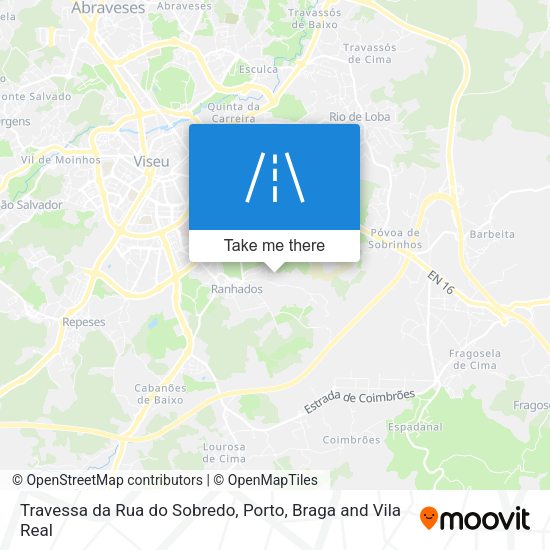 Travessa da Rua do Sobredo map