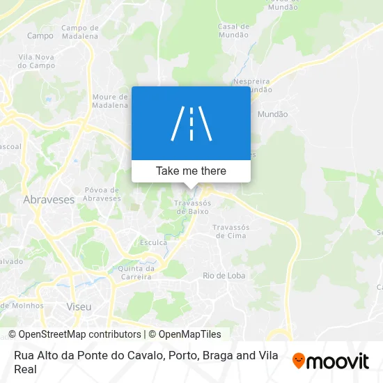 Rua Alto da Ponte do Cavalo map