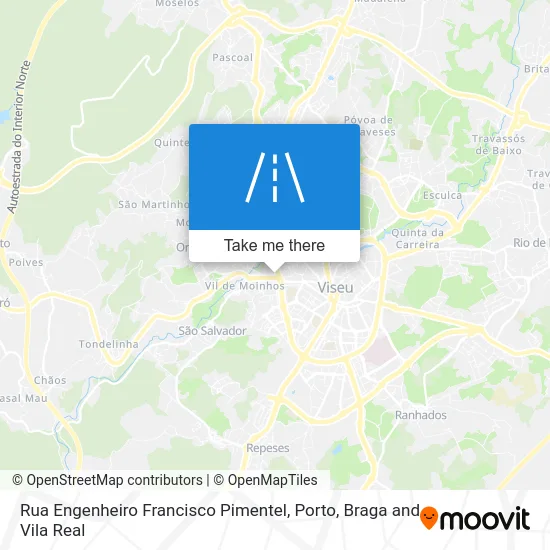 Rua Engenheiro Francisco Pimentel map