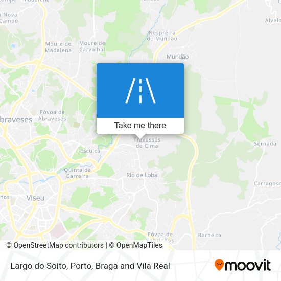 Largo do Soito mapa