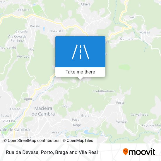 Rua da Devesa map