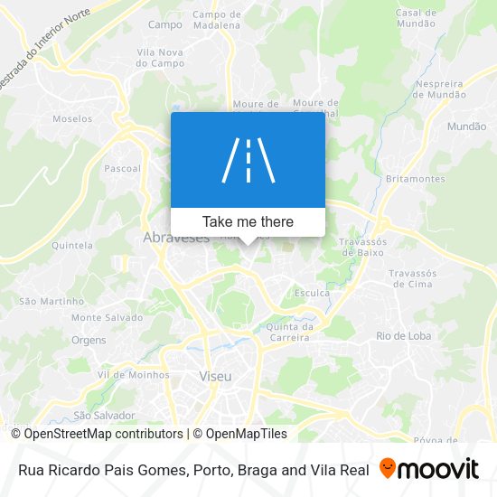 Rua Ricardo Pais Gomes mapa