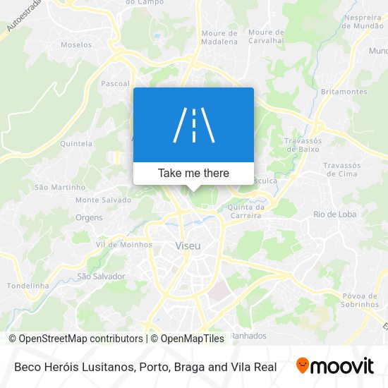 Beco Heróis Lusitanos map