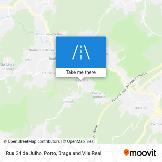 Rua 24 de Julho map