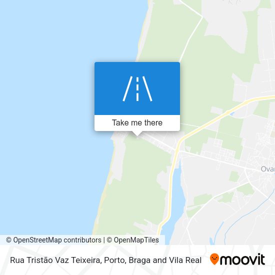 Rua Tristão Vaz Teixeira mapa