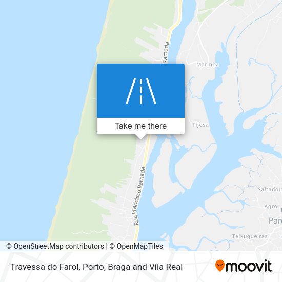 Travessa do Farol mapa