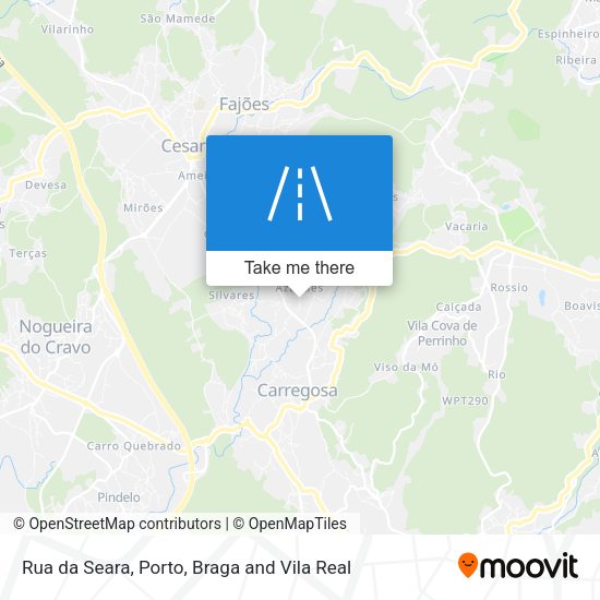 Rua da Seara map