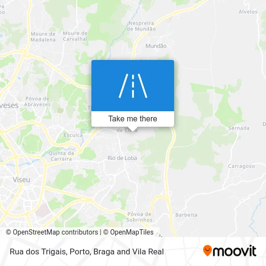 Rua dos Trigais map