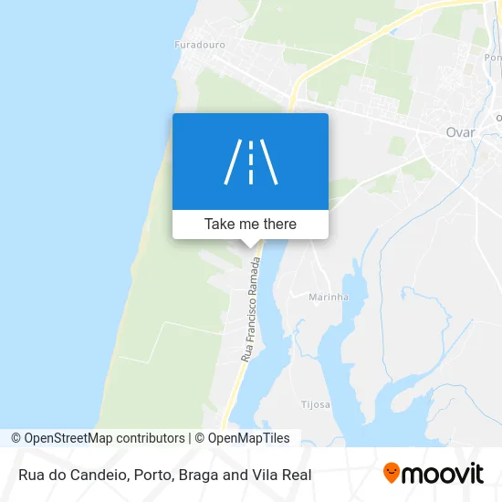 Rua do Candeio map