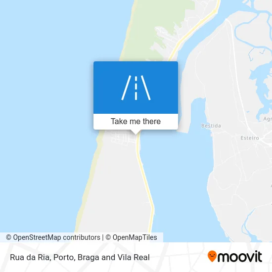Rua da Ria map