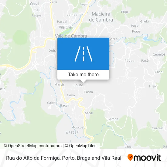 Rua do Alto da Formiga map