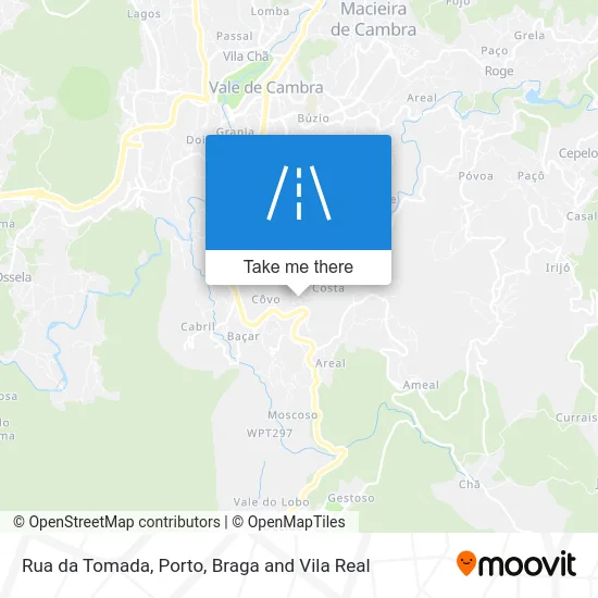 Rua da Tomada map