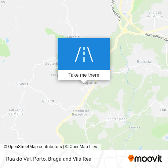 Rua do Val map