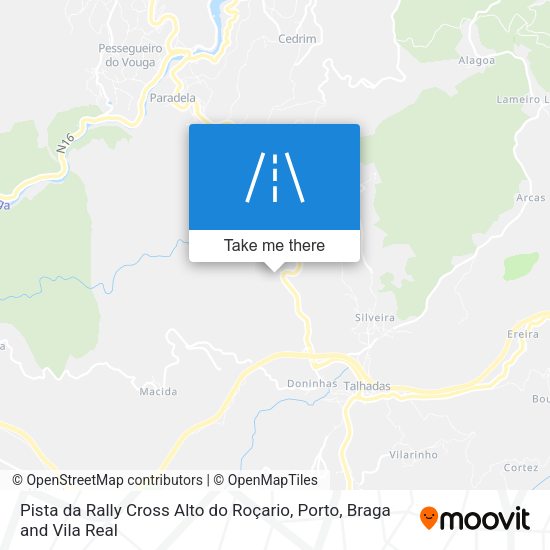 Pista da Rally Cross Alto do Roçario map