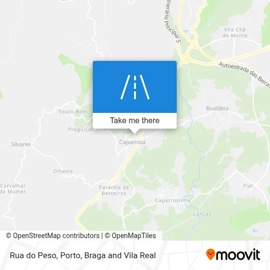 Rua do Peso map