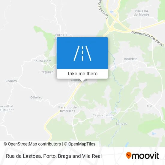 Rua da Lestosa map