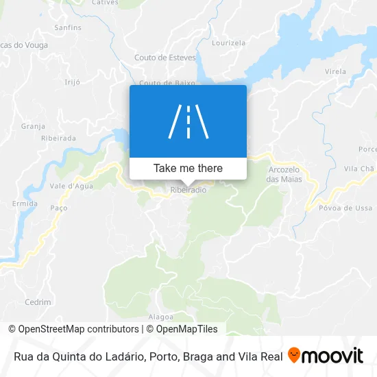 Rua da Quinta do Ladário map