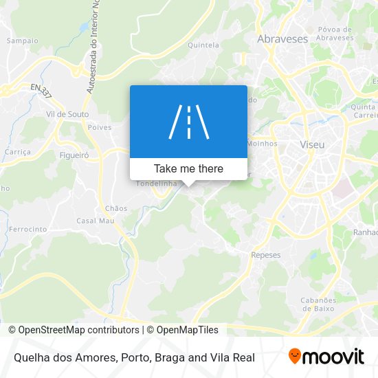 Quelha dos Amores mapa